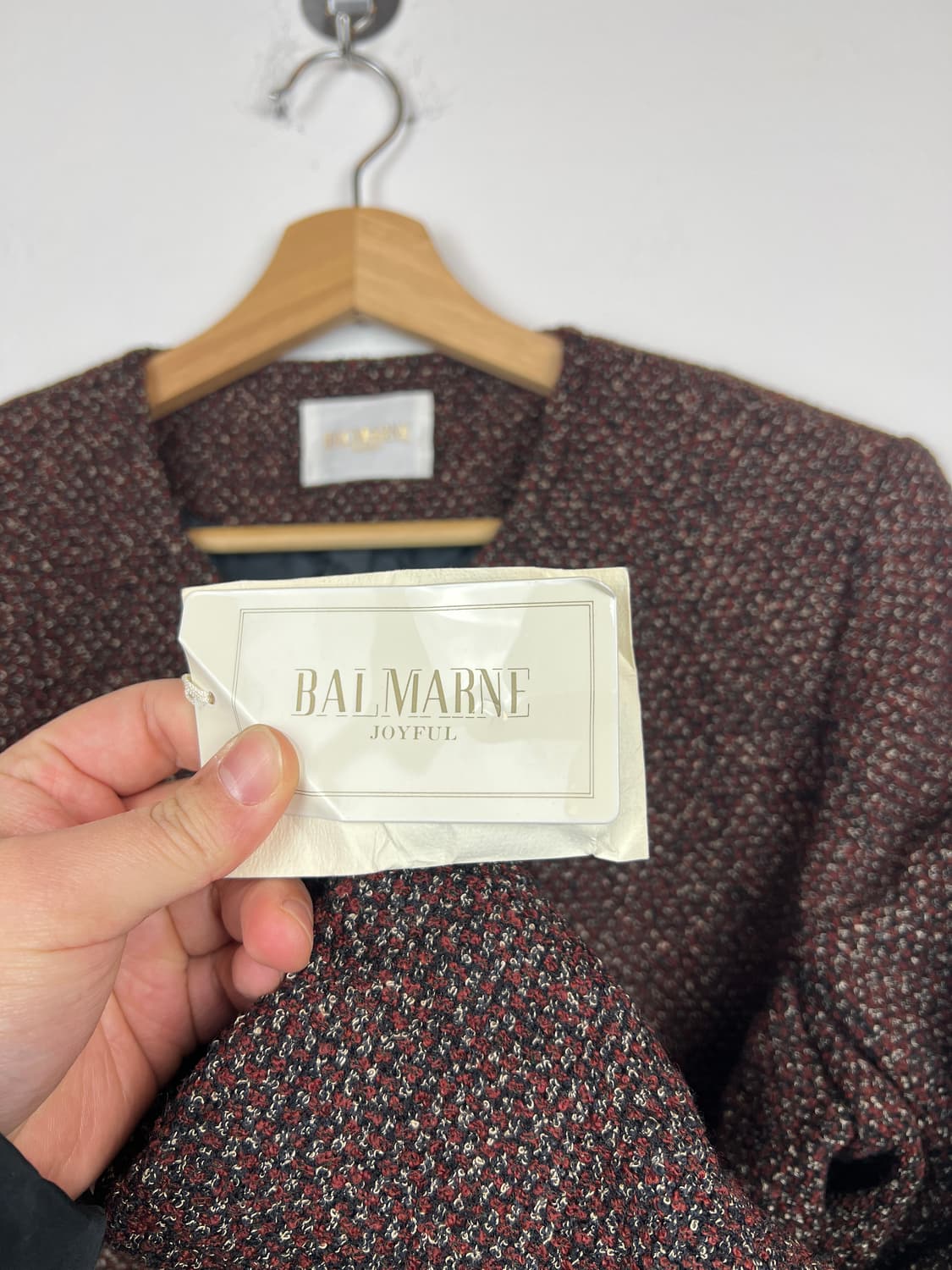 BALMARNE 트위드 자켓 SIZE 15ABR 상품이미지4