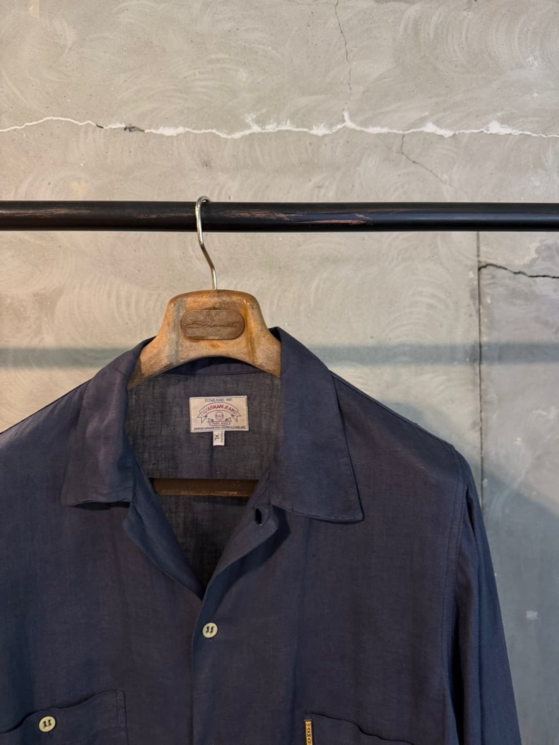 아르마니진스 오픈칼라넥 셔츠 100 상품이미지4