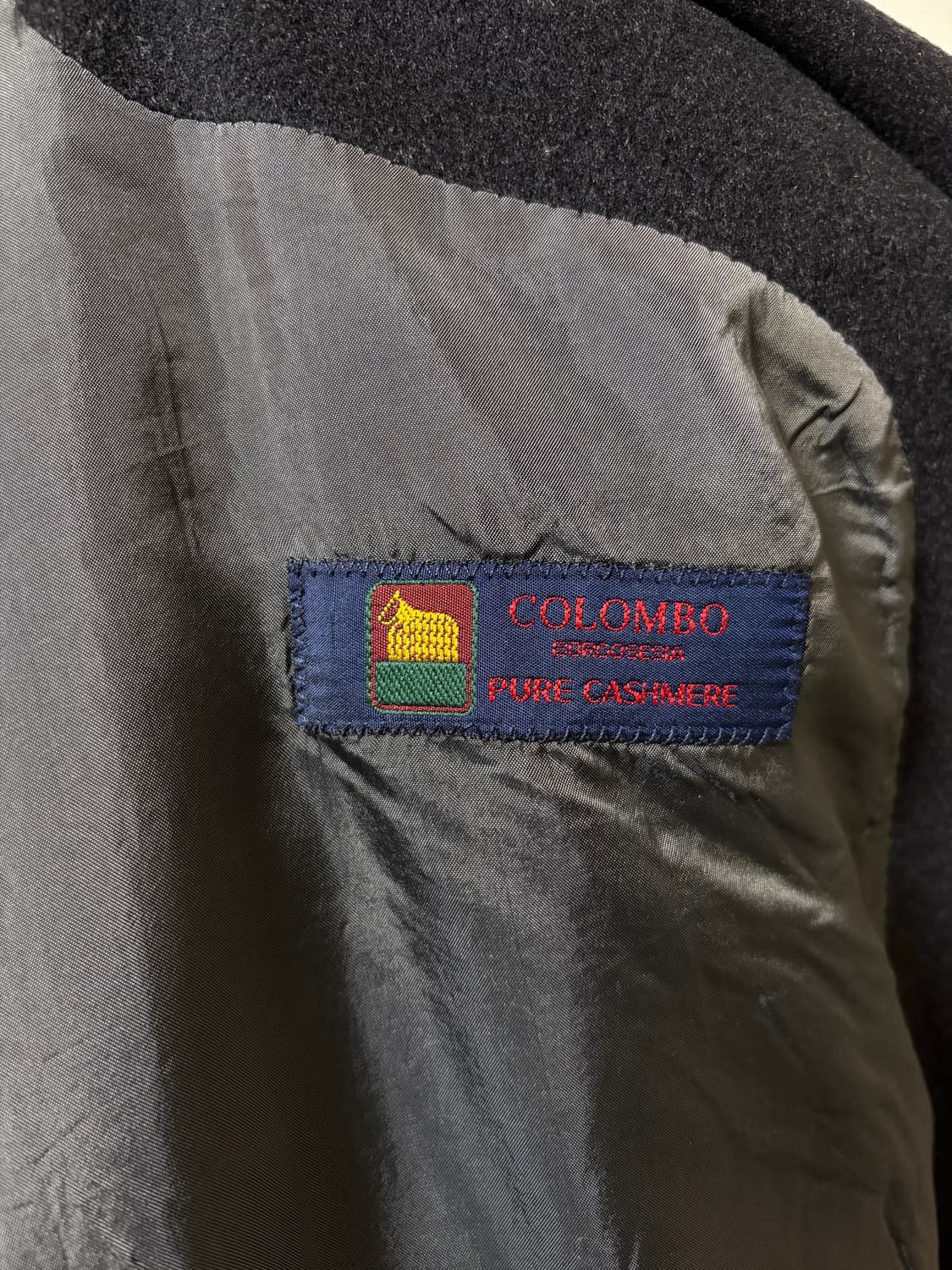 90s 휴고보스 캐시미어 100% 롱코트 XXL 상품이미지7