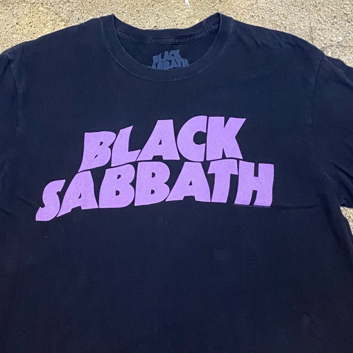 미국 빈티지 블랙사바스 공식굿즈티 반팔티 락티셔츠 상품이미지3