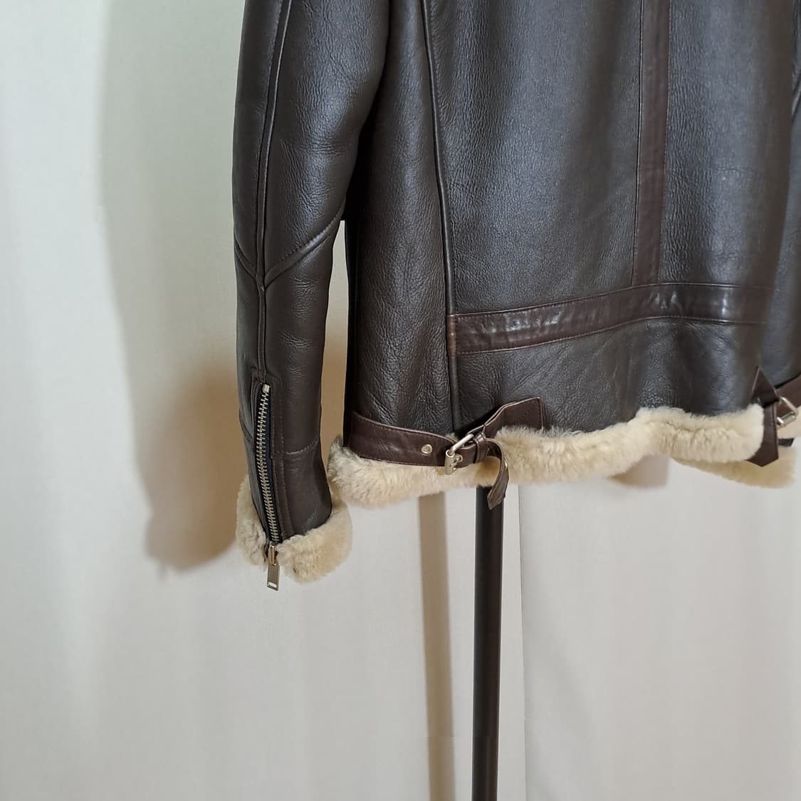 (택포) 양가죽 투포켓 무스탕 100 B90 상품이미지7