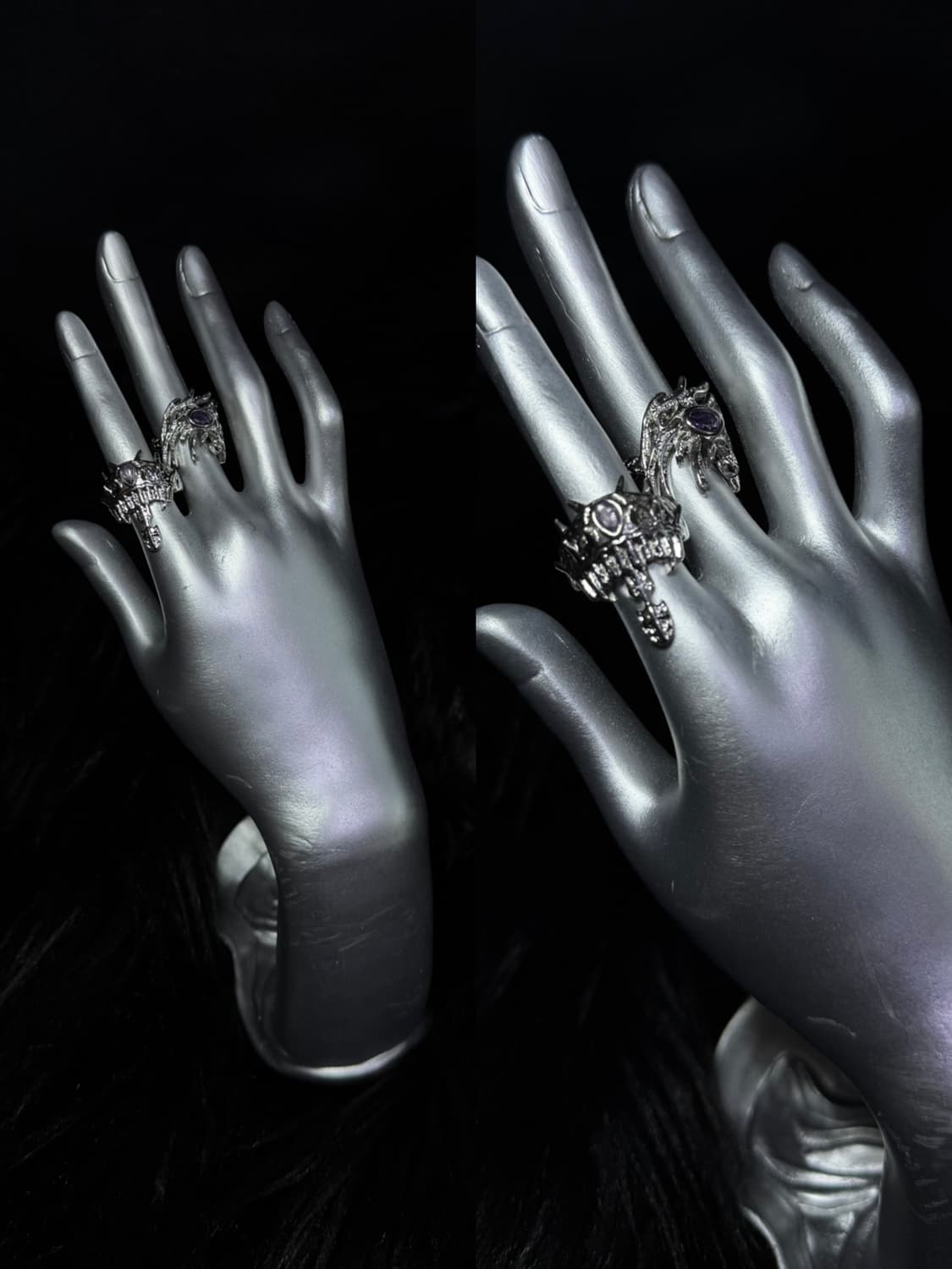 yordy cubic purple ring 상품이미지2