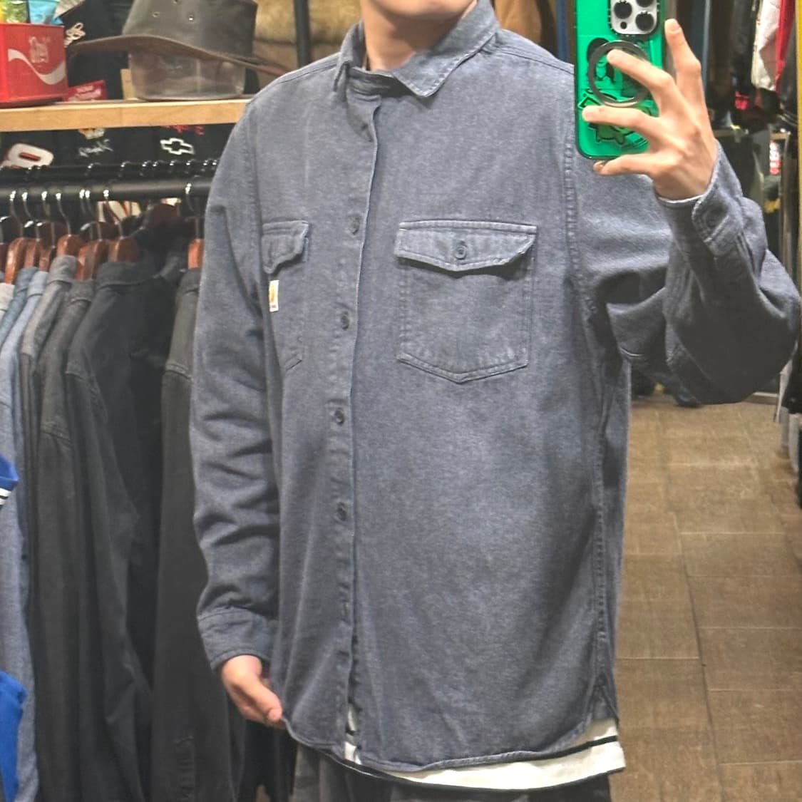 [HI] 칼하트 트월셔츠 다크그레이 상품이미지3