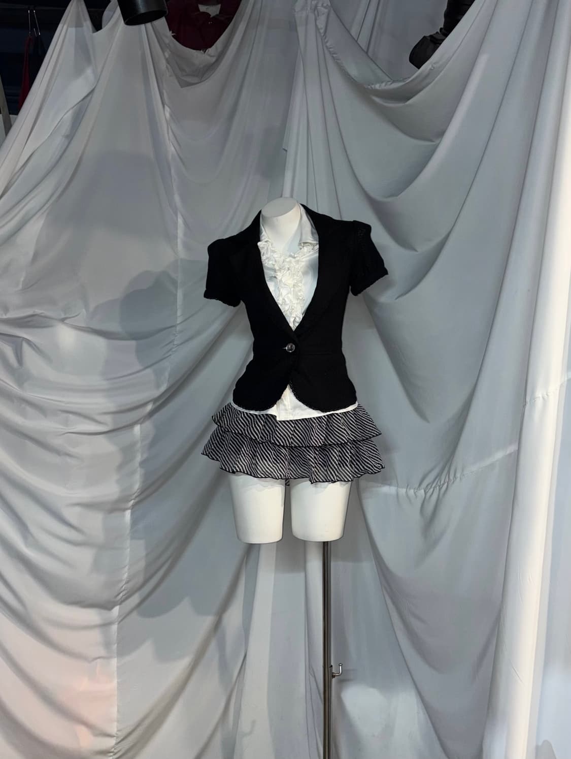 입문공겜여주깔 데일리 무채색 프레피 코디세트 상품이미지5