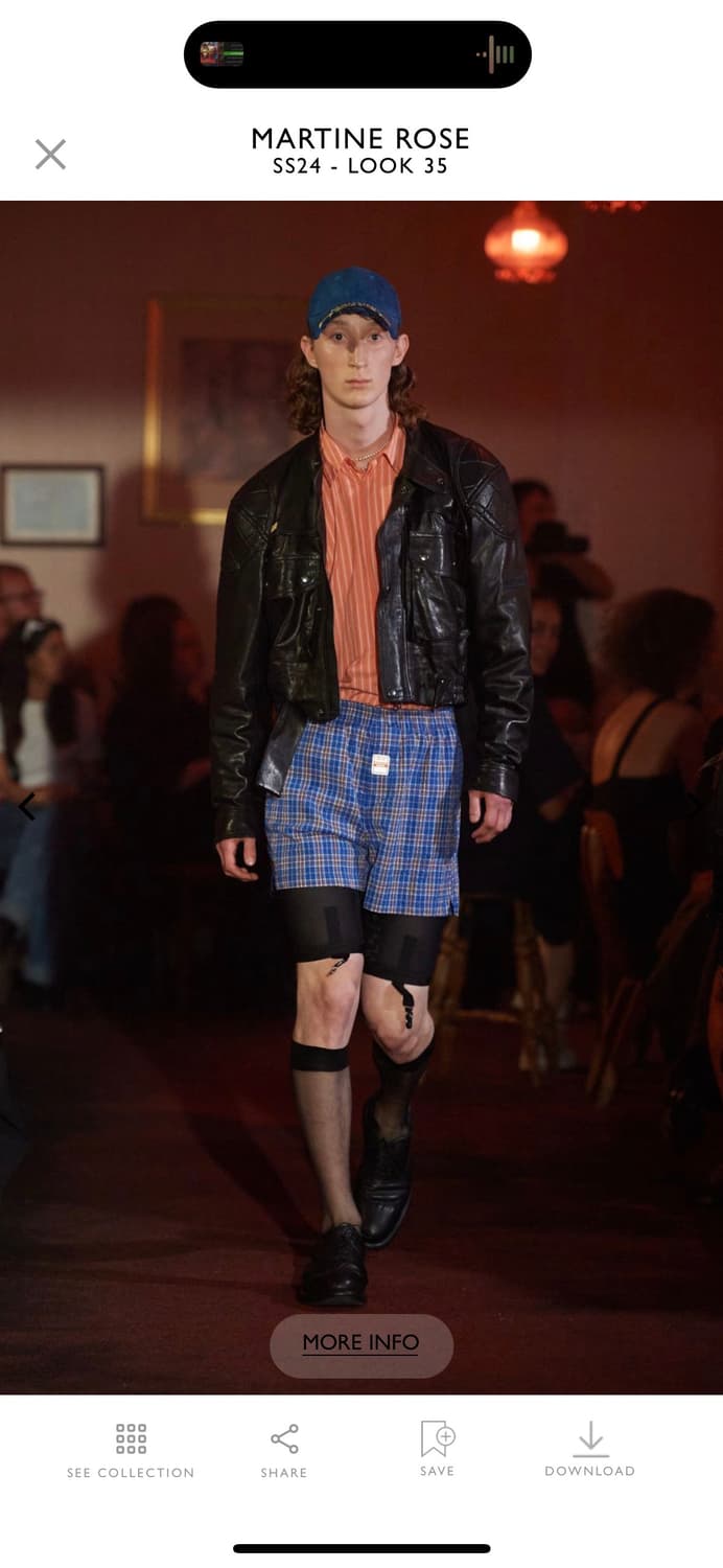 마틴로즈 슈헝큰 봄버 가죽자켓 쇼피스 M 상품이미지1