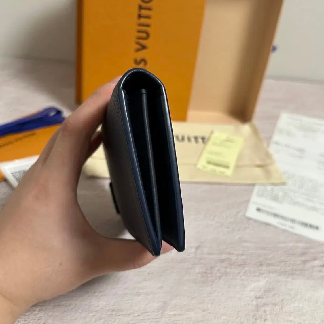 [풀구성] 루이비통 에어로그램 브라짜 월릿 장지갑 상품이미지5