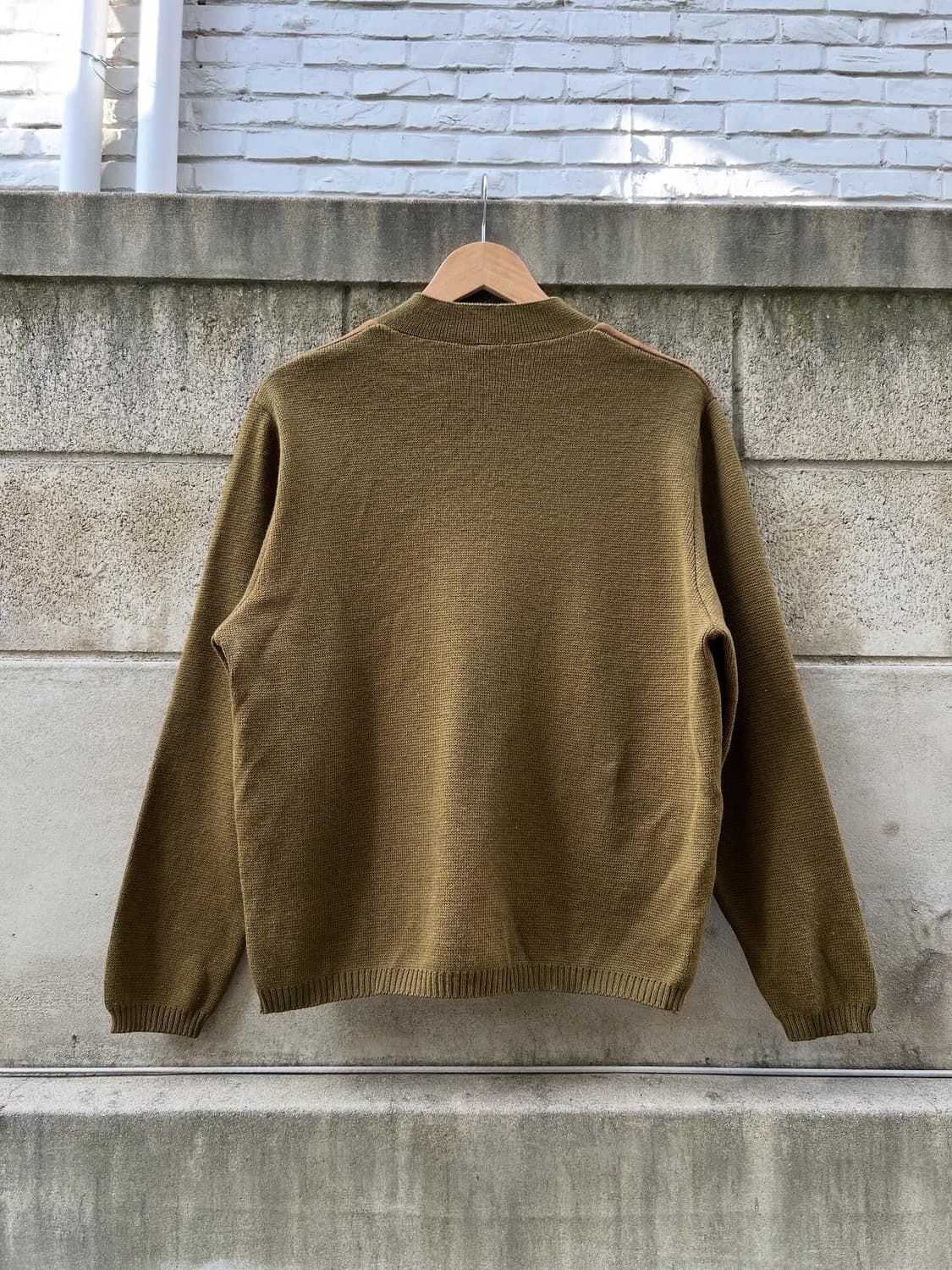 OLD EURO BURNY SUEDE LEATHER 빈티지가디건 상품이미지3