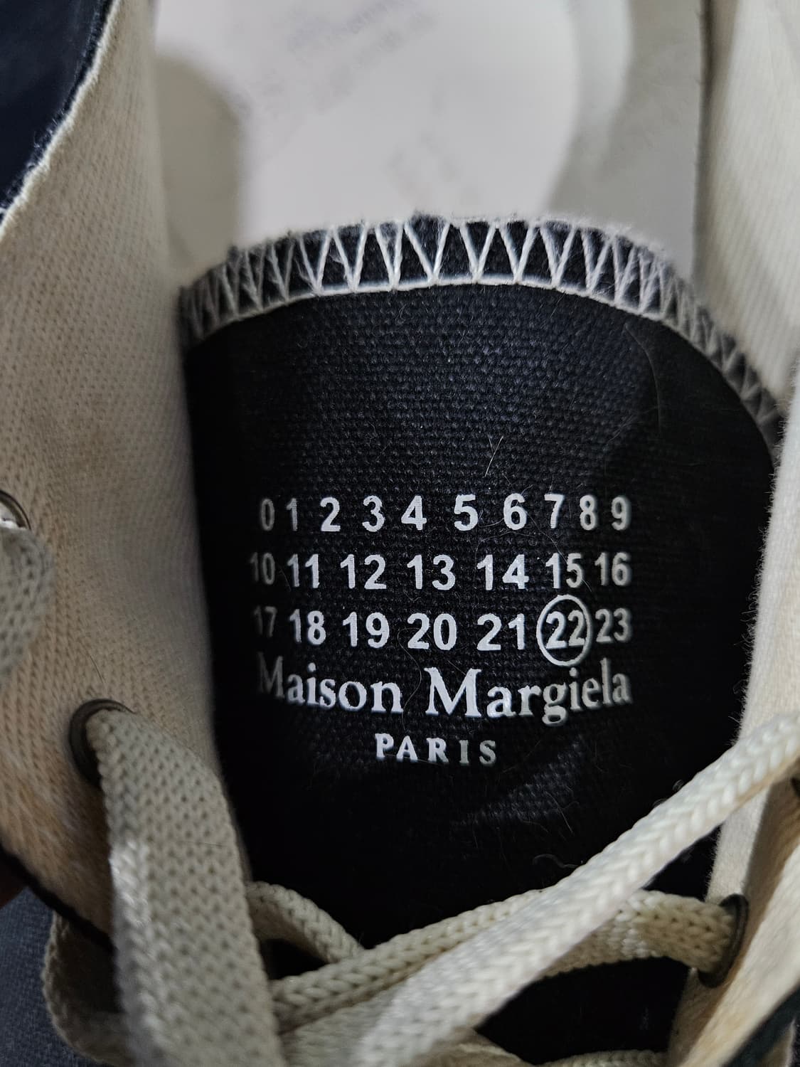 메종 마르지엘라 블랙 남성 41 타비슈즈 스니커즈 상품이미지4