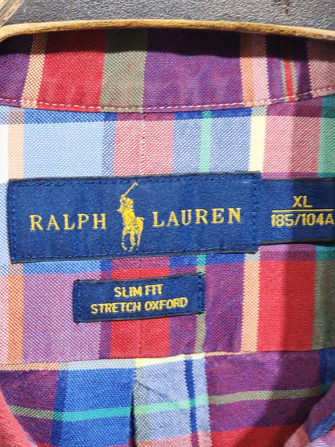 (XL) 랄프로렌 폴로 체크셔츠 로고 옥스포드 남방  상품이미지3