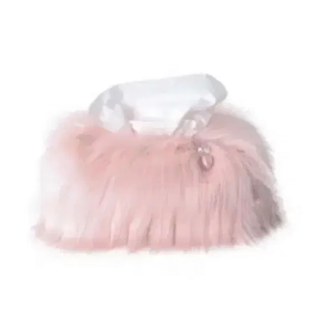 에오웍스 퍼 휴지케이스 핑크  상품이미지1