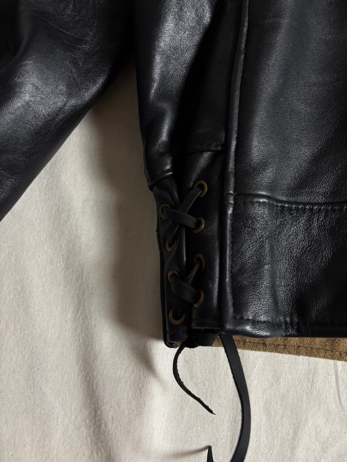 50s Sweden Tanker Genuine Leather Jacket 상품이미지8