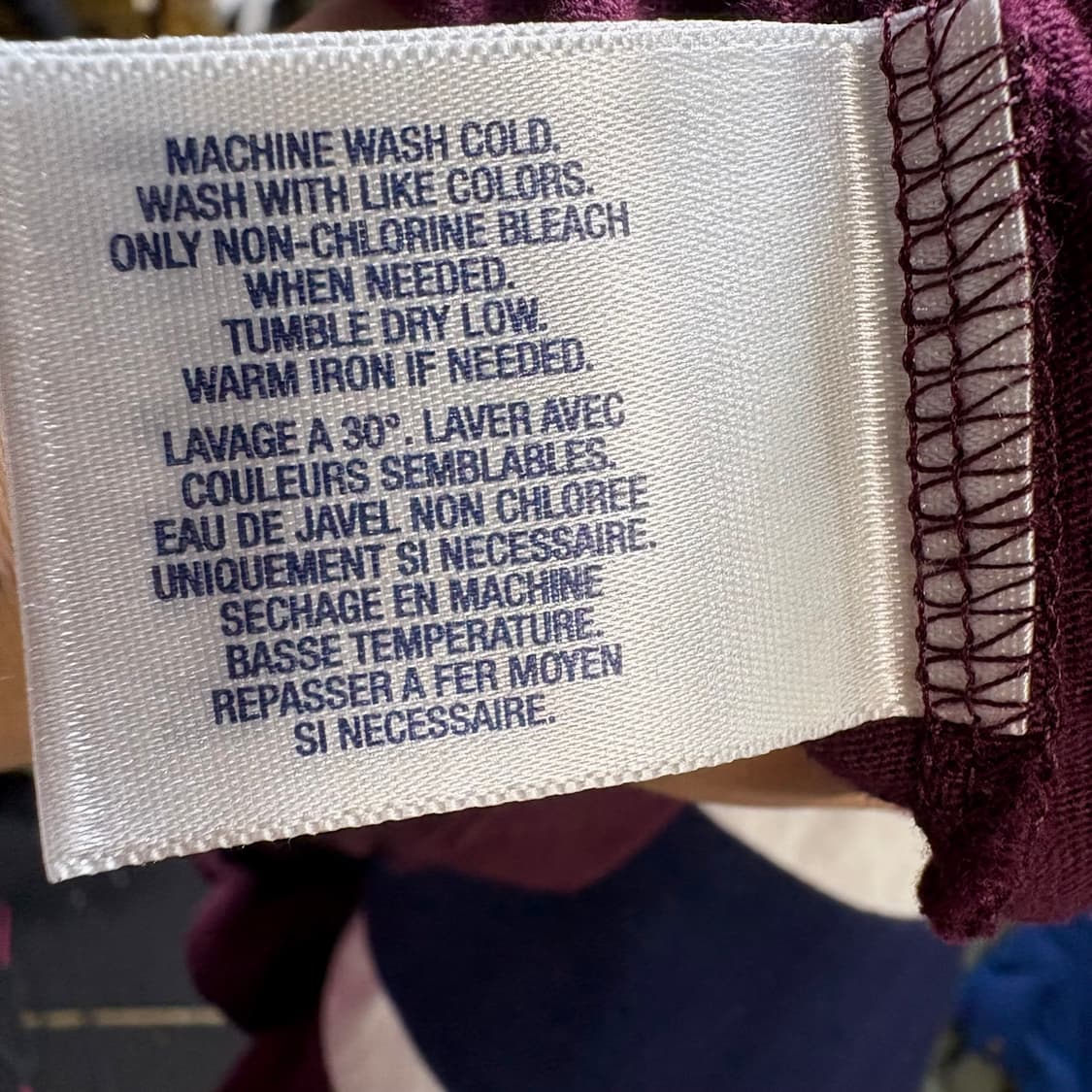 폴로 버건디 빅포니 럭비티 카라 롱슬리브 L 상품이미지6