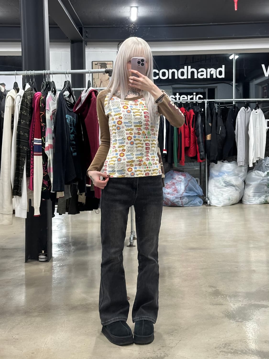 히스테릭 글래머 히스걸 아카이브 롱슬리브 상품이미지2