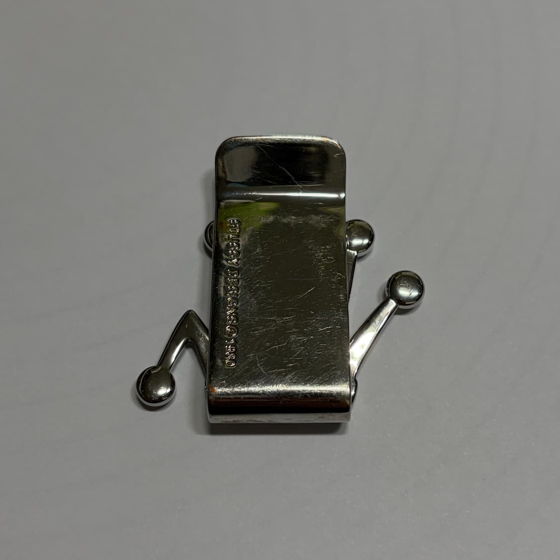 스투시 벤트 크라운 머니 클립 실버 상품이미지2