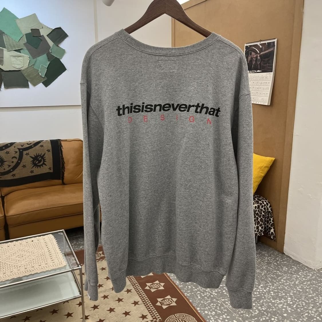 디스이즈네버댓 빈티지 캐주얼 스펠아웃 맨투맨 XL C10383 상품이미지4