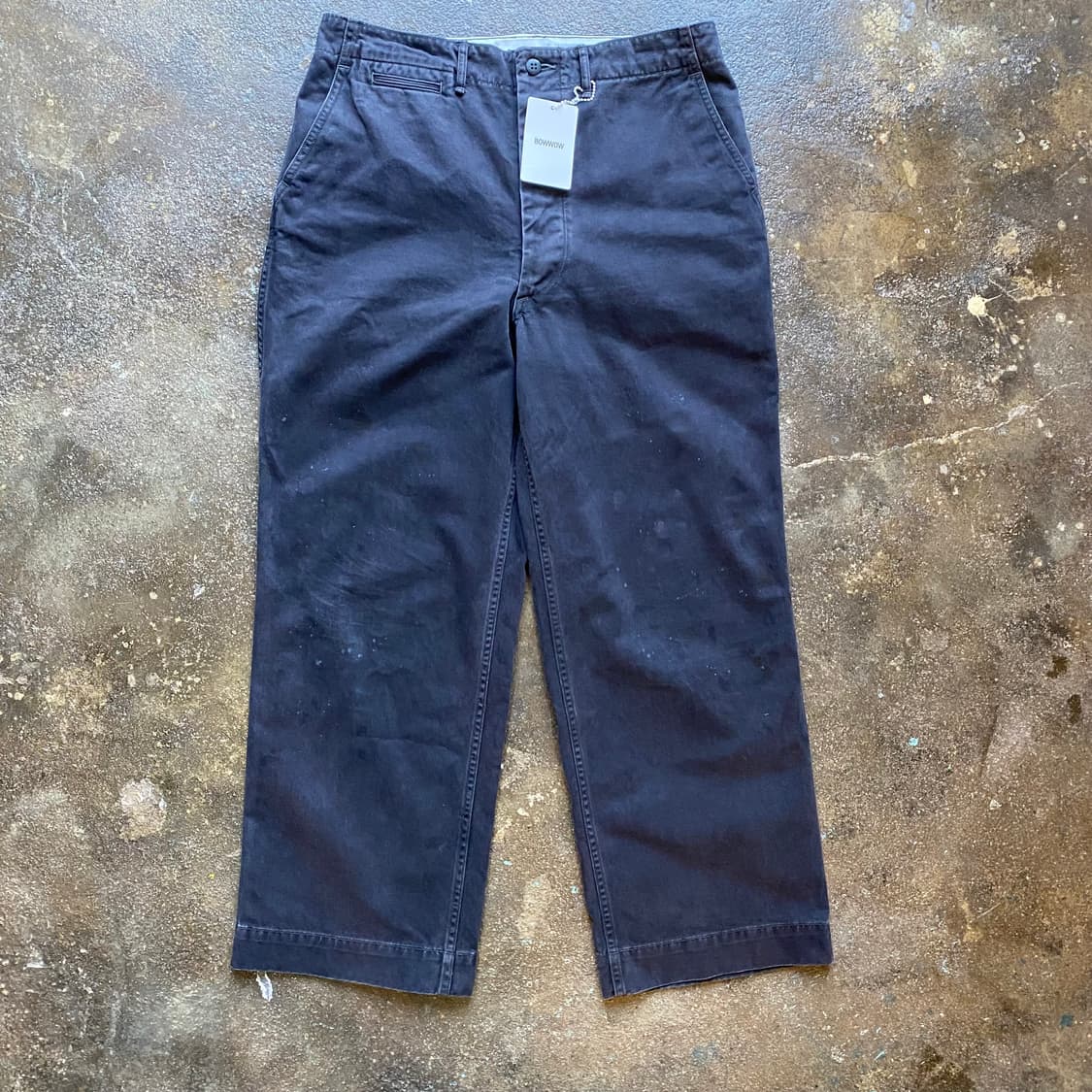 (L) BOWWOW 에이징 페인팅 워크 팬츠 상품이미지1