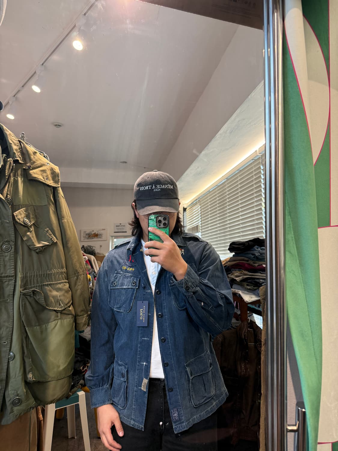 폴로랄프로렌 인디고 데님 정글퍼티그 자켓 L 상품이미지9