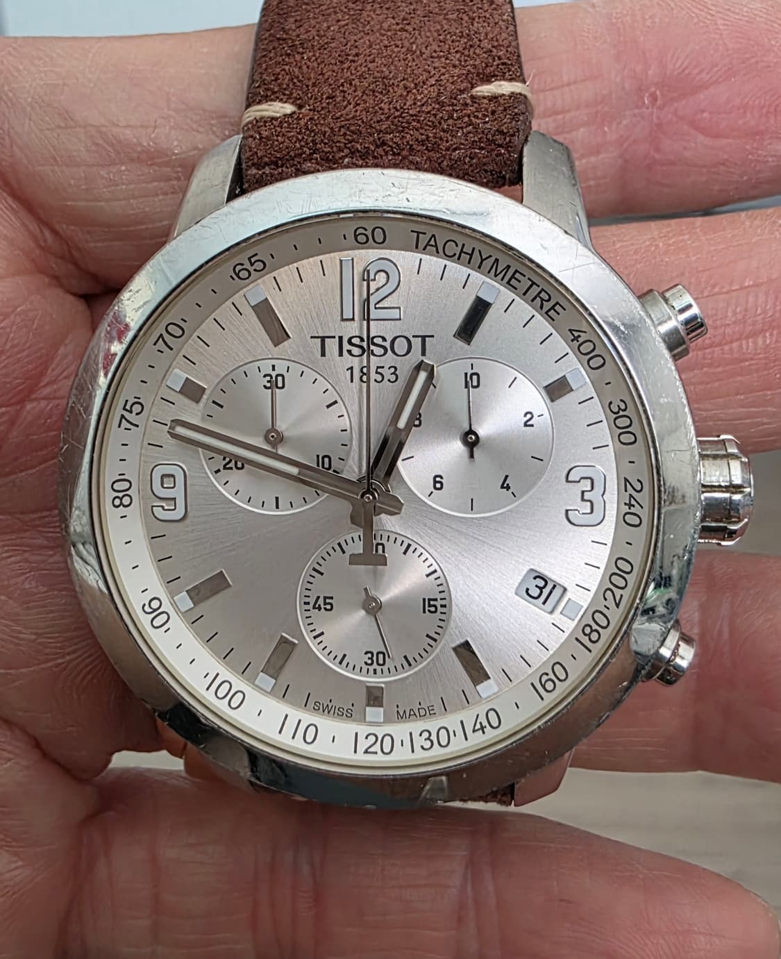 티쏘 (TISSOT) T-sport PRS-200 크로노그래프 쿼츠 시계 상품이미지1