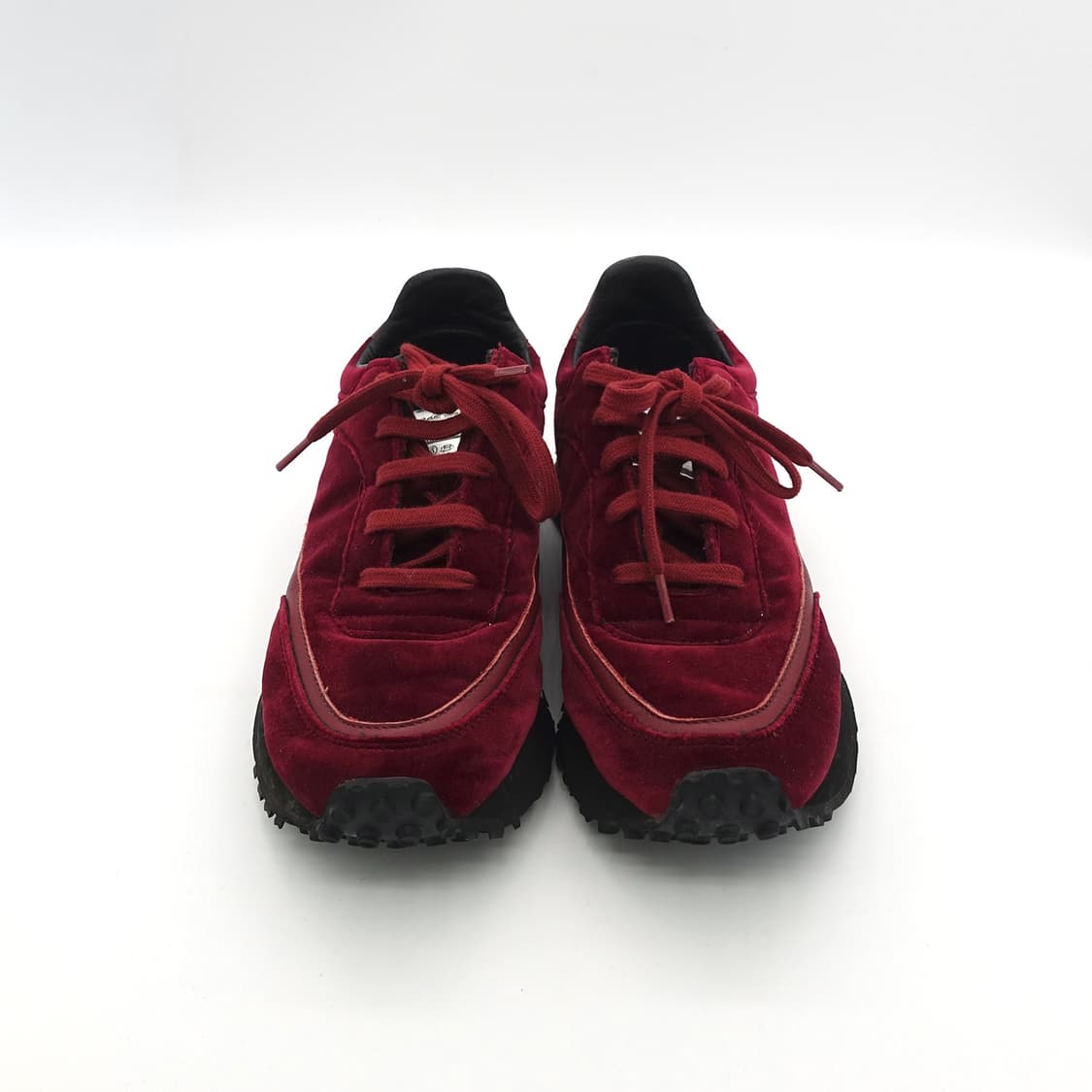 CDG x Spalwart 꼼데가르송 스파워트 벨벳 템포 버건디 스니커즈 상품이미지2