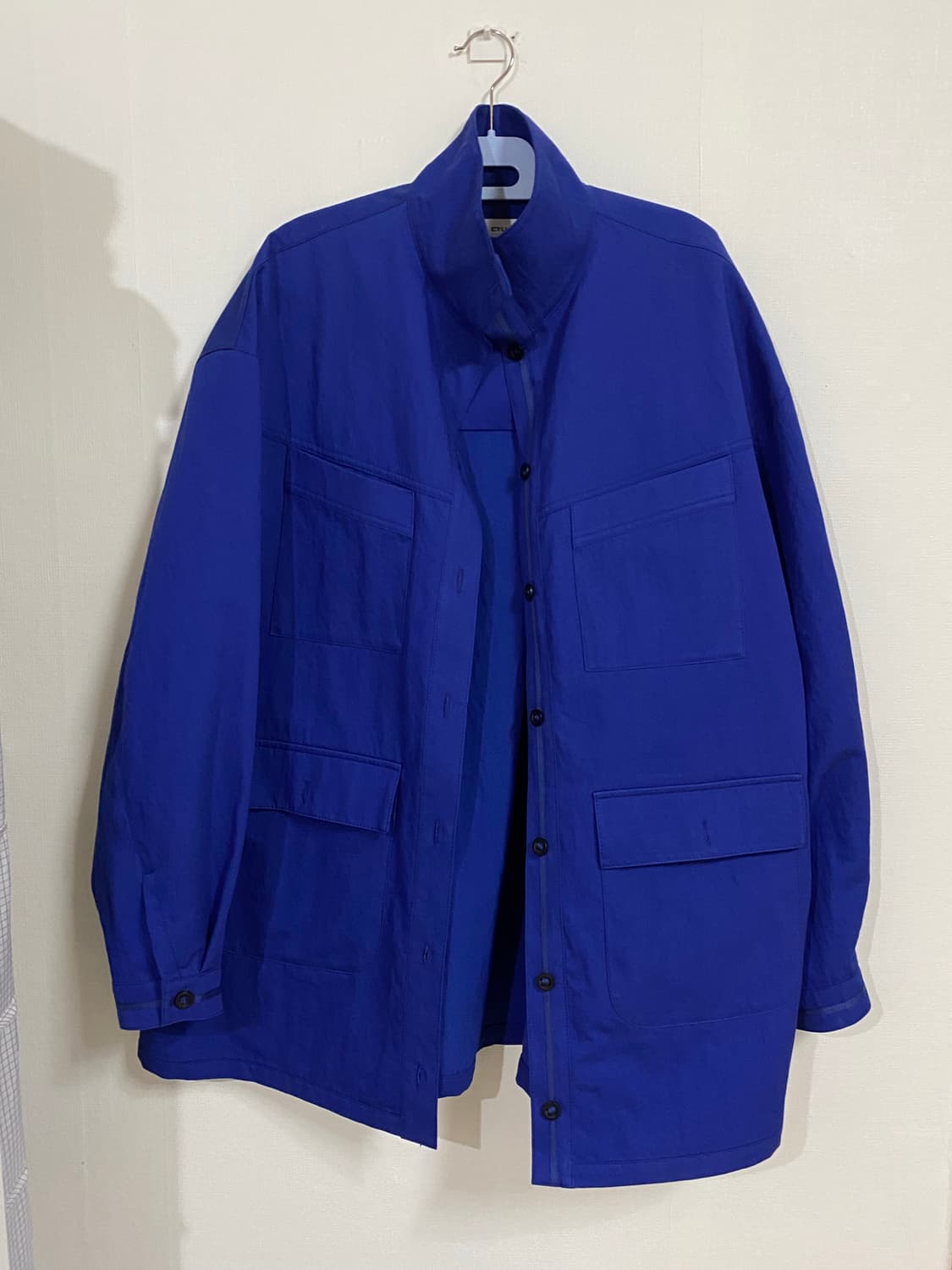 에토스 블루 셔츠 자켓 상품이미지3