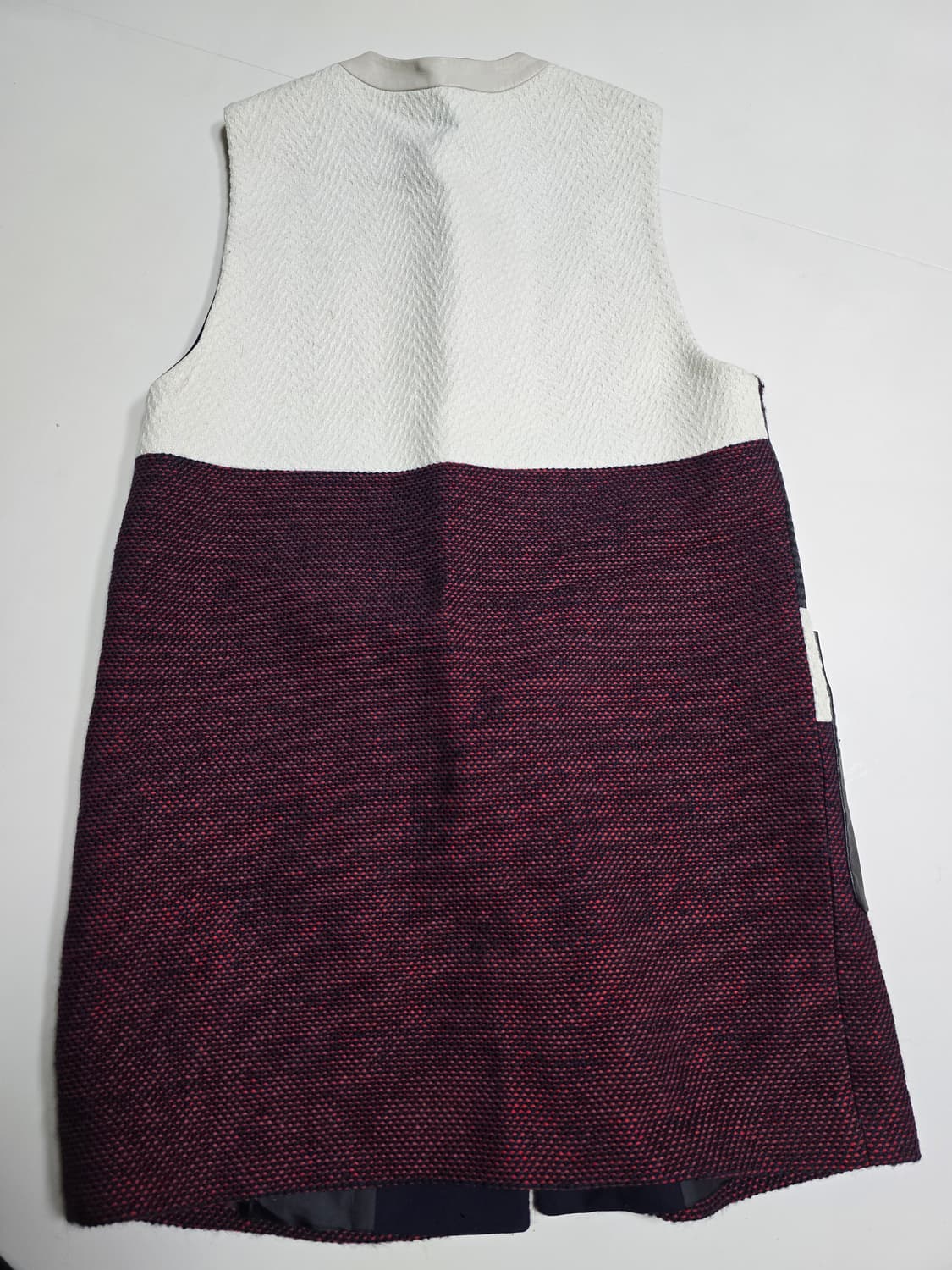 베네통 배색 롱 베스트 (55사이즈) 상품이미지4