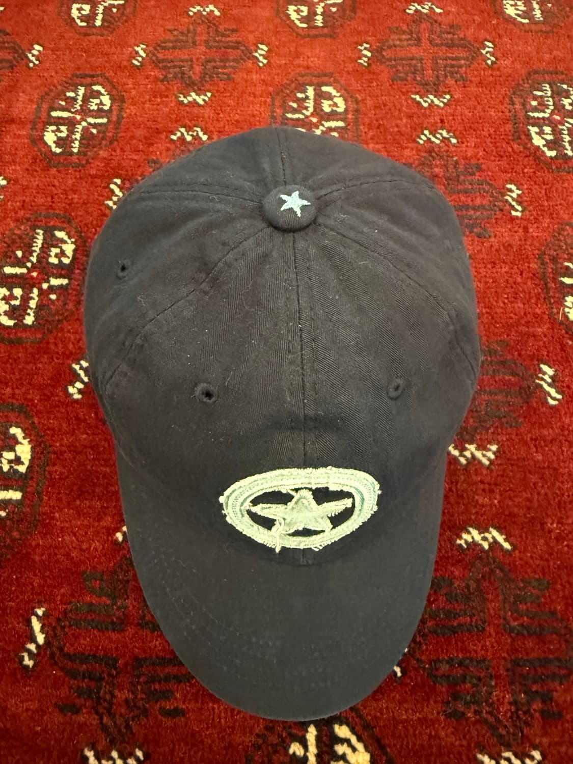 컨버스 민트 네이비 별 로고 캡 상품이미지2