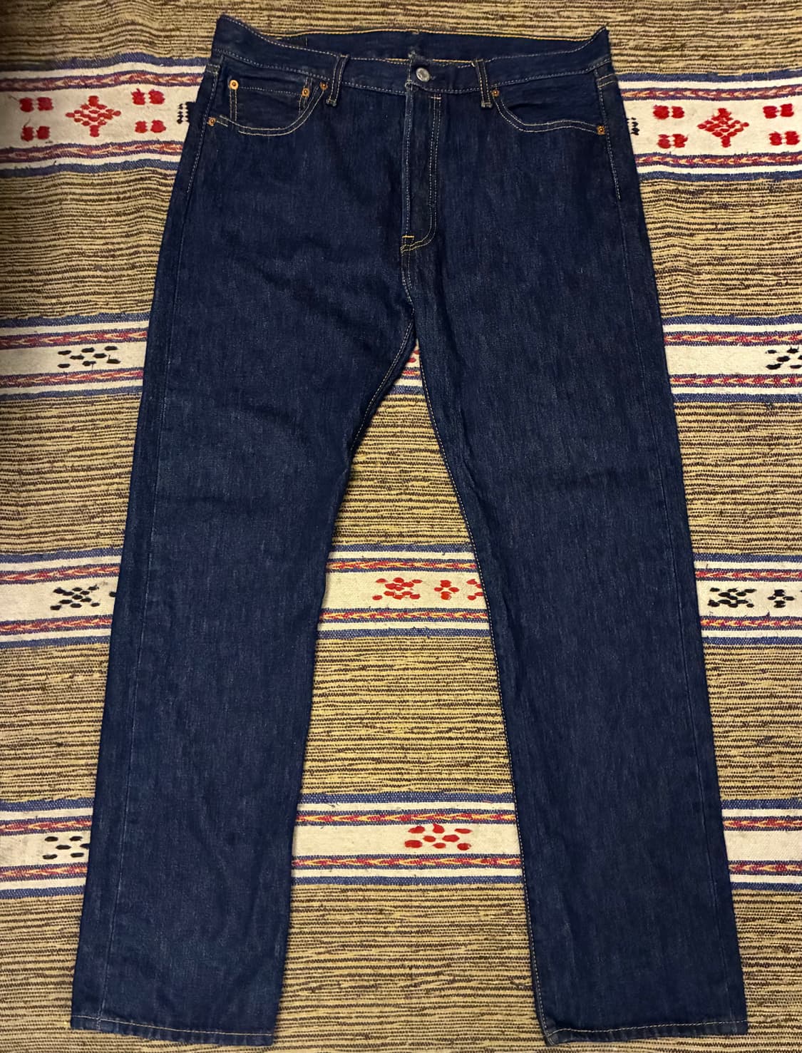 (35)Levis 리바이스 501 진청 데님 청바지 스트레이트핏 상품이미지1