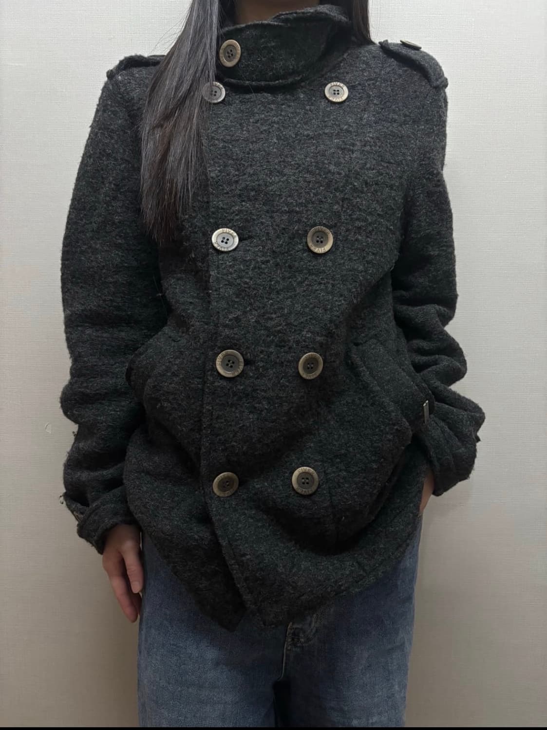 빈티지 더블 코트 상품이미지3