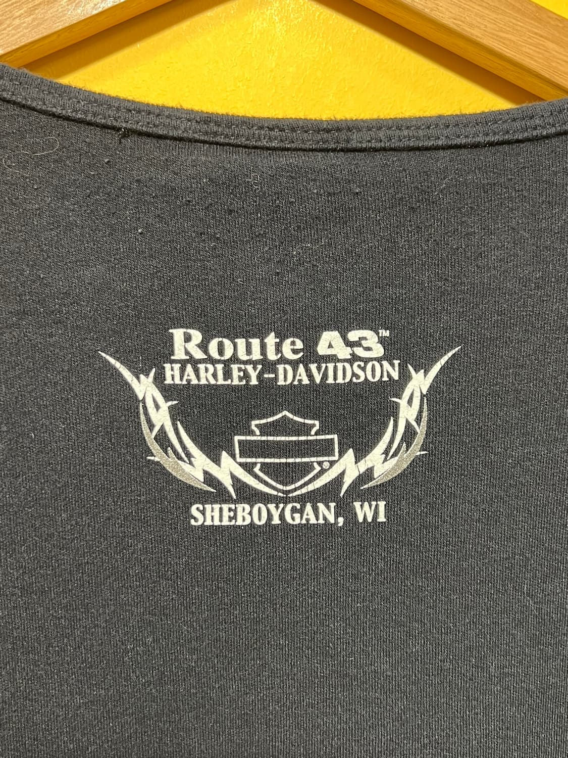 [여성L] 할리데이비슨 크롭 롱슬리브 메탈릭 스터드 빈티지 맨투맨 상품이미지9