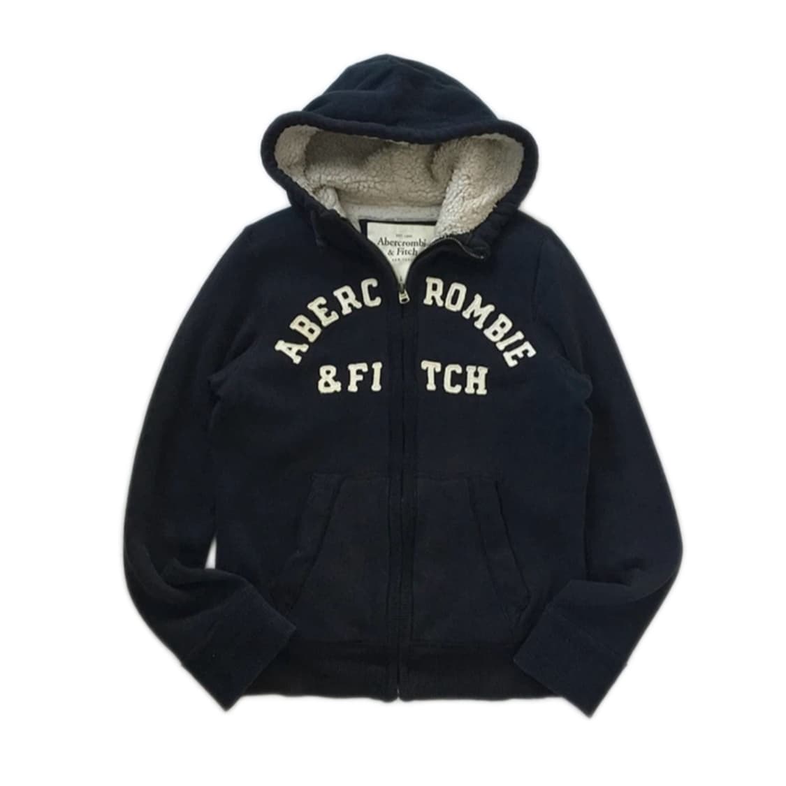 🐑아베크롬비 네이비 양털 후드집업🐑 상품이미지1