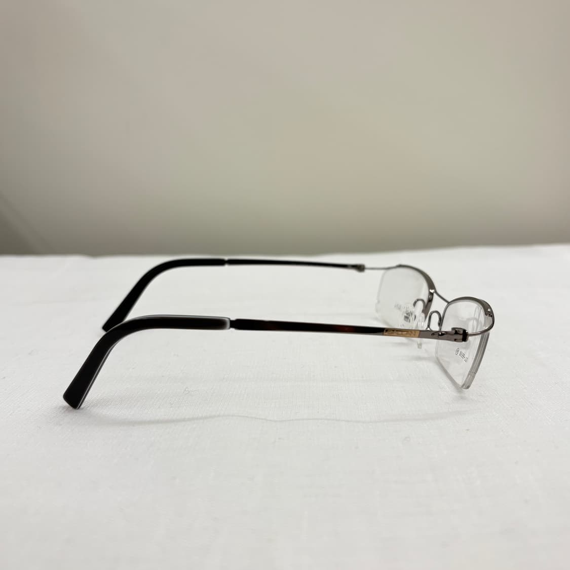 GALLAN 겔랑 실버그레이 반무테 빈티지안경 상품이미지5