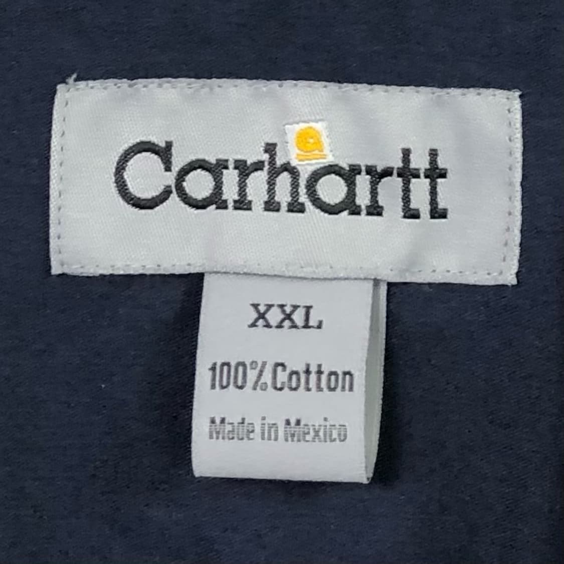 Xxl 칼하트 네이비 워크 셔츠 상품이미지3