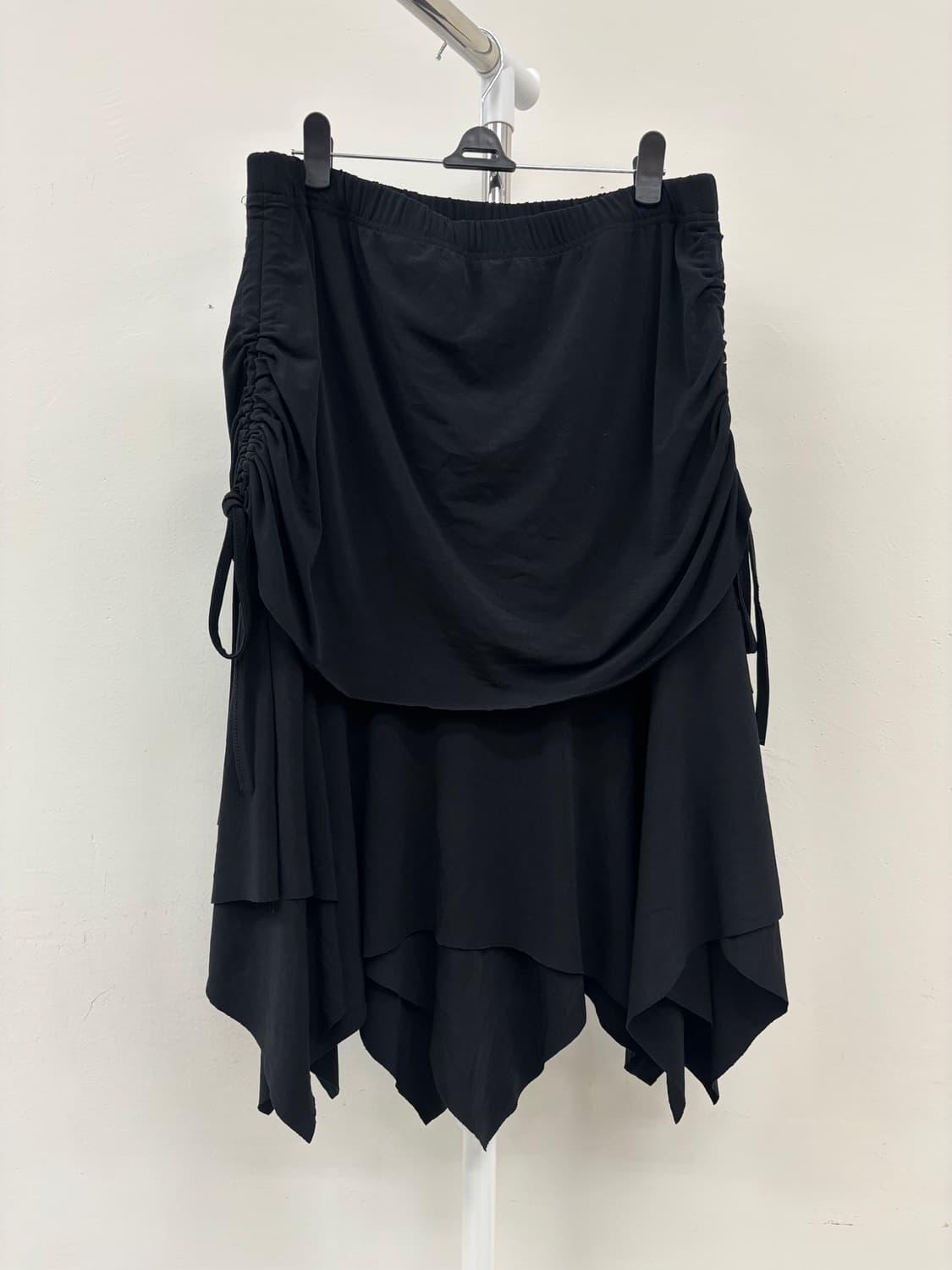 빈티지 블랙 레이어드 스커트 상품이미지4