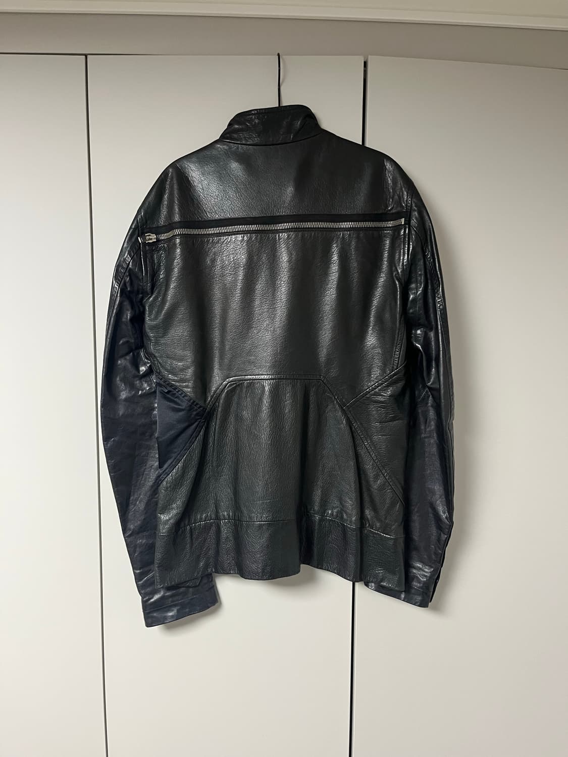 릭오웬스 몰리노 백지퍼 자켓 M 상품이미지3