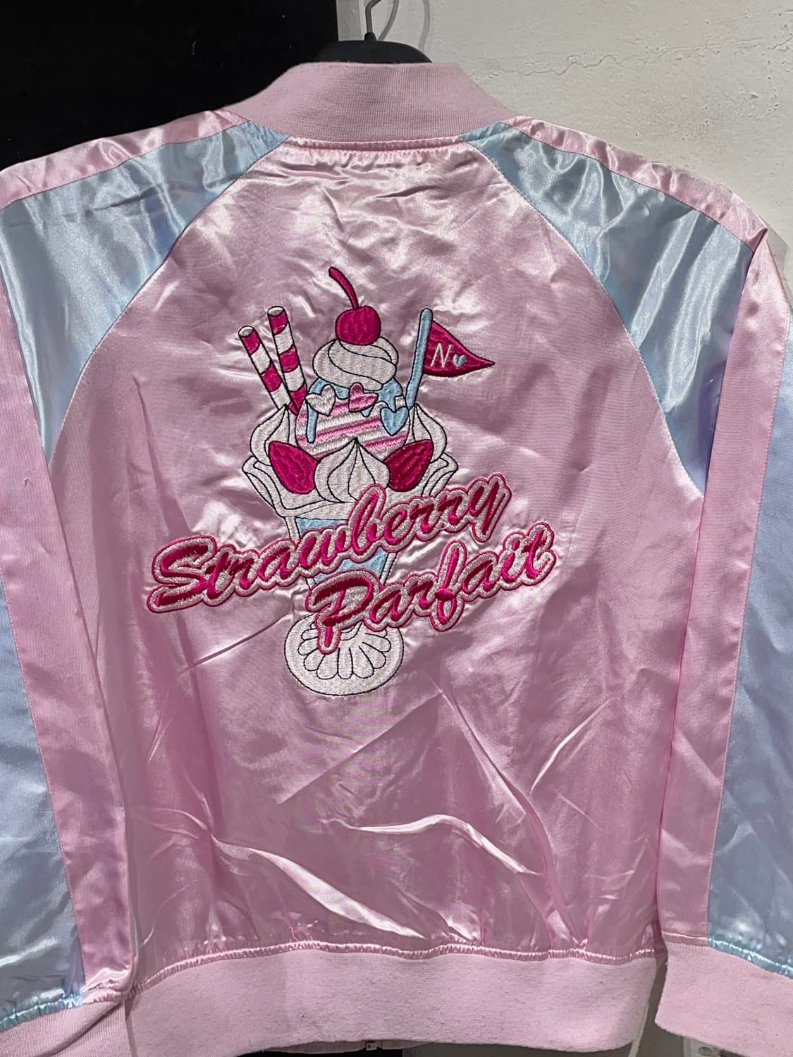 JPN 일본빈티지 y2k 핑크 스카잔 빅로고 갸루 스카쟌 M 상품이미지5