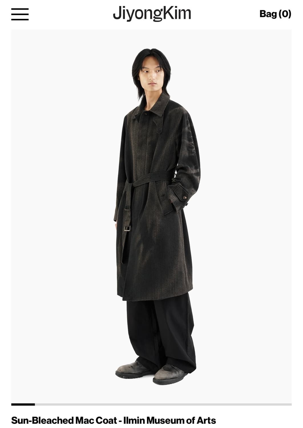 지용킴 25aw 일민미술관 선블리치 맥코트 DAY 52 M 상품이미지2