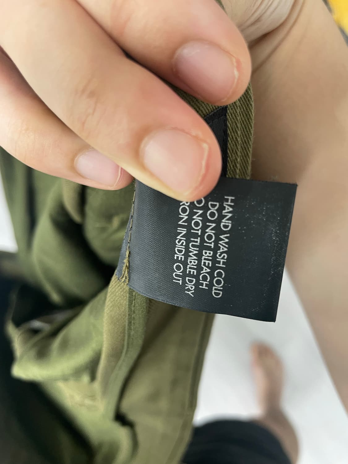 피스마이너스원 워크팬츠 카키 os 상품이미지9