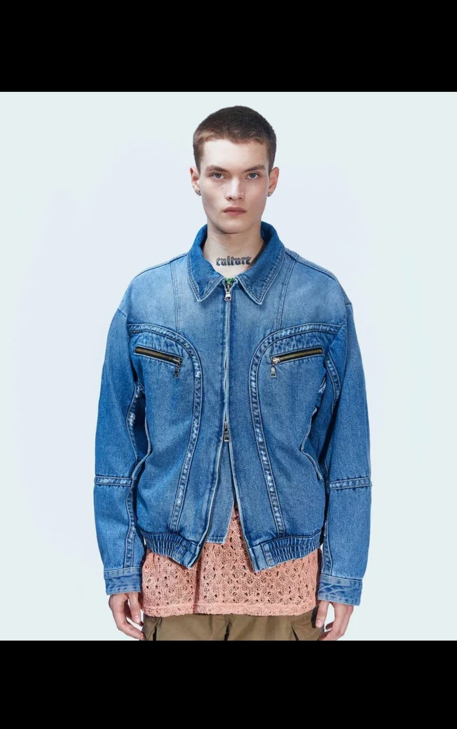 앤더슨벨 포인트데님 블루종 블루 상품이미지1