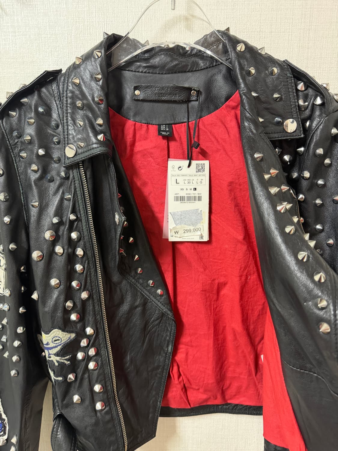 양가죽 스터드 레더자켓 상품이미지3