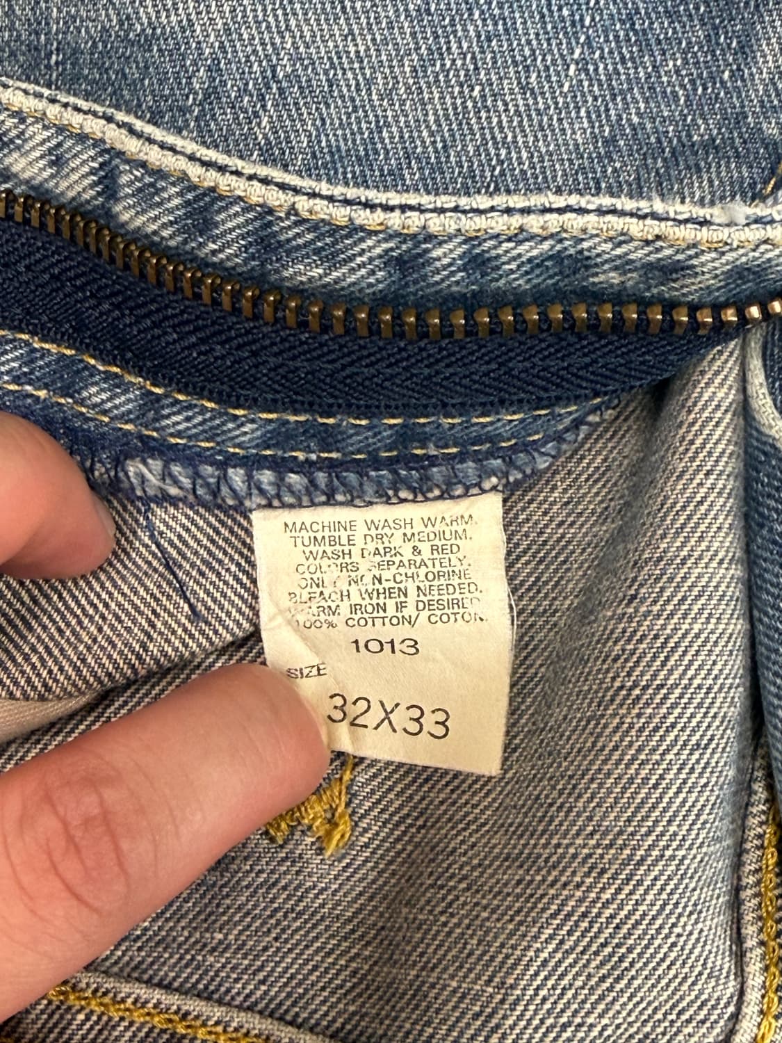 Lee 리 빈티지 연청 데님팬츠 32 상품이미지7