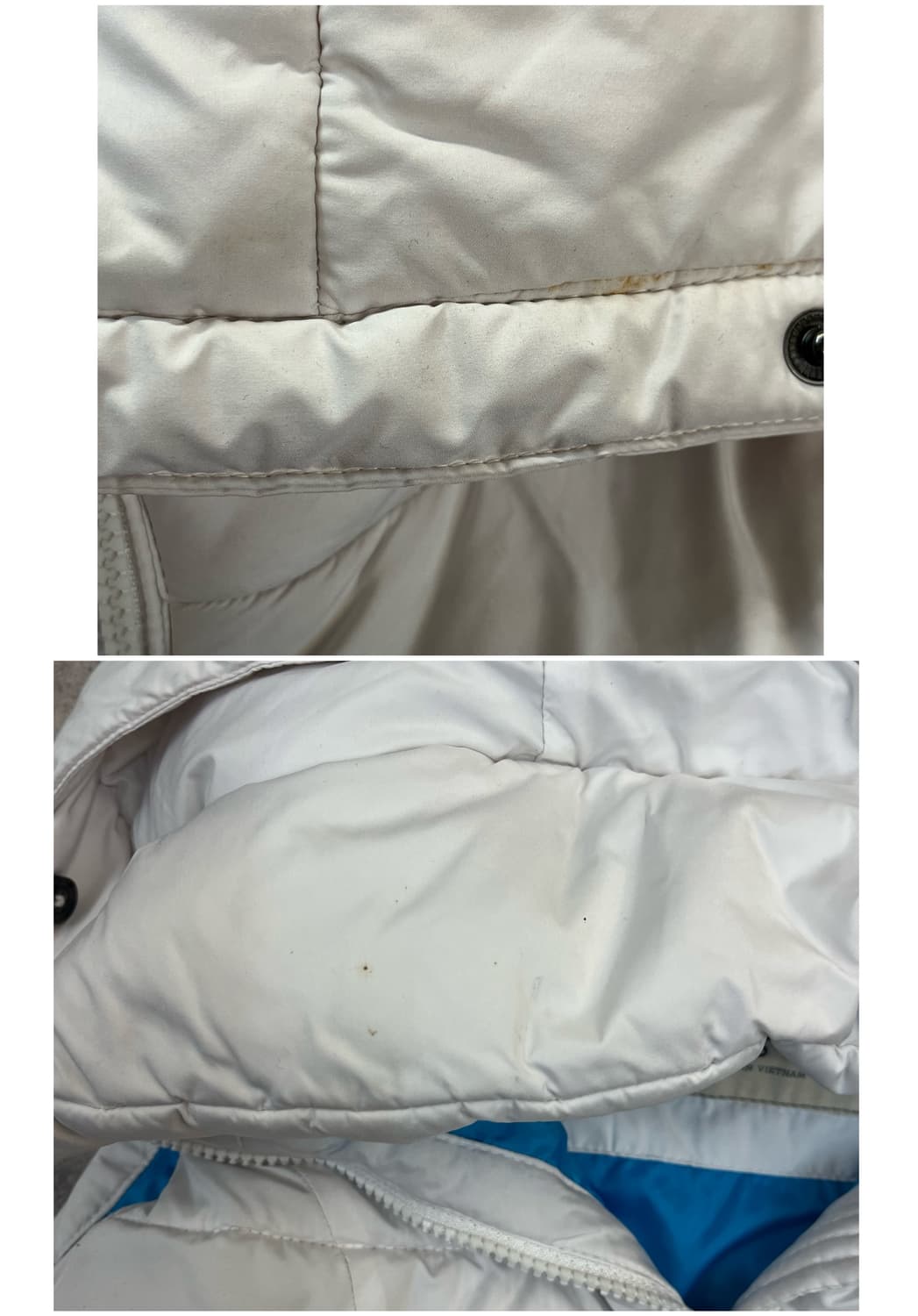 홀리스터 후드 패딩 베스트 화이트 S #csz3282 상품이미지6