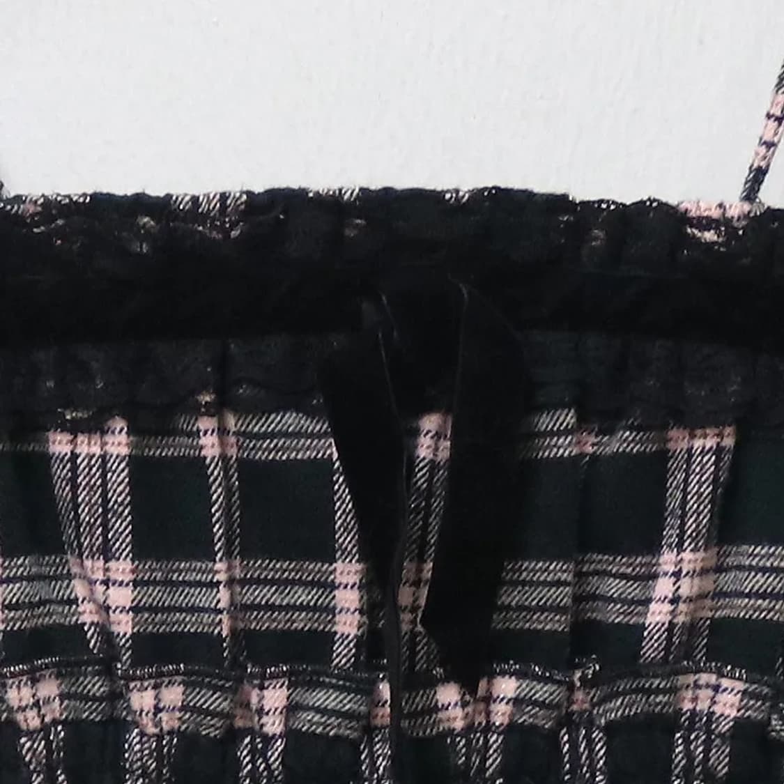 트랄라라 리즈리사 히메갸루 체크 끈 원피스 62049 상품이미지5