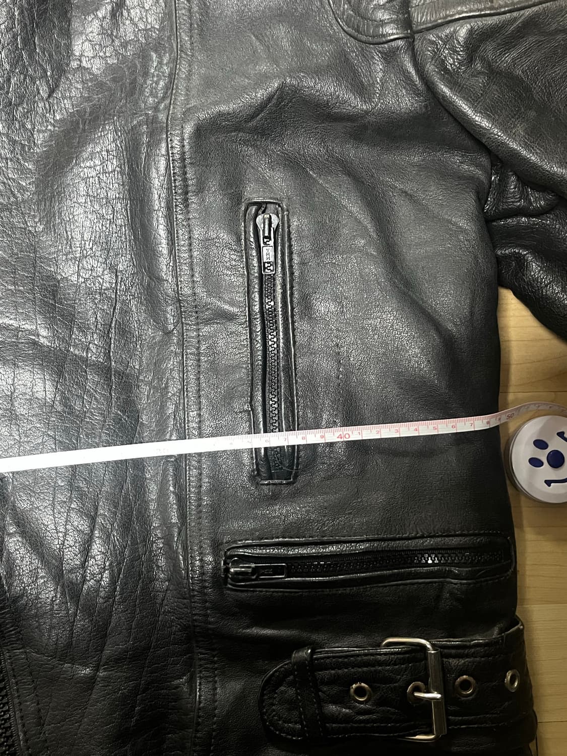 빈티지 카우레더 자켓 상품이미지10