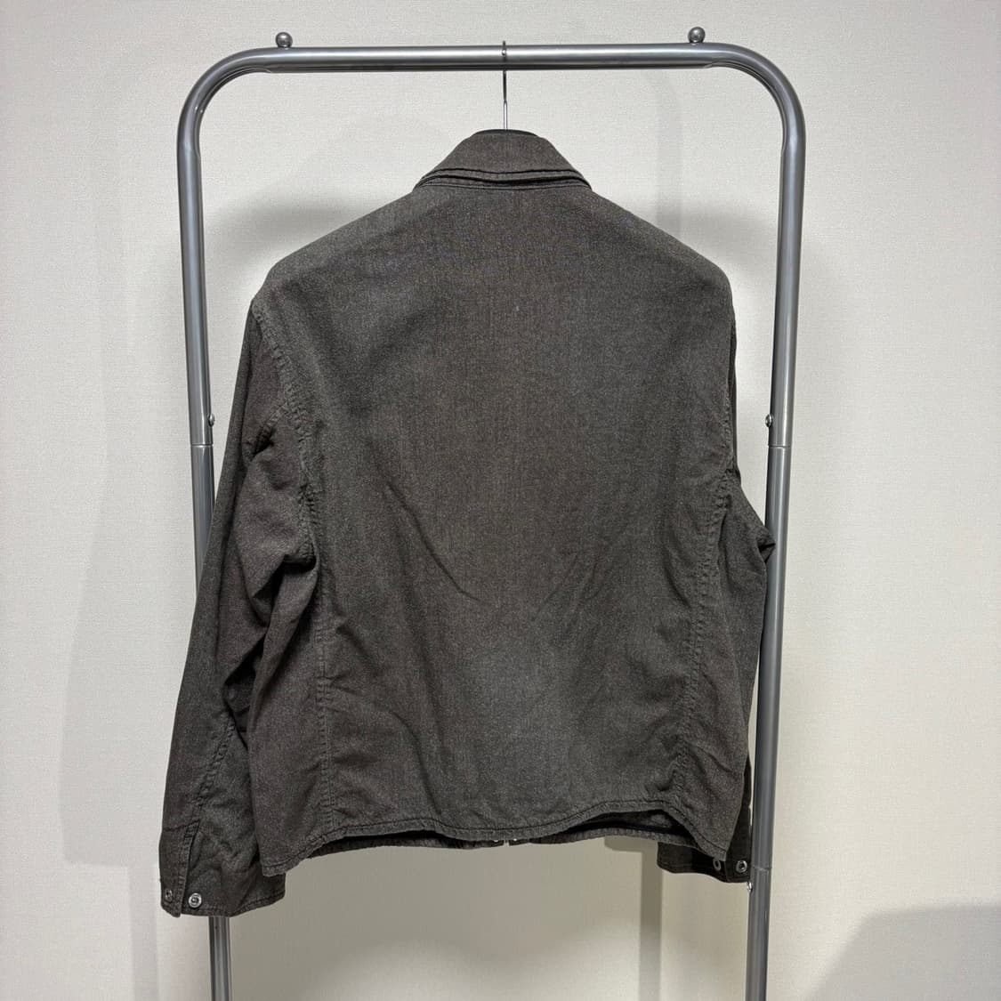 2) a.presse 아프레쎄 25aw 블랙 샴브레이 스포츠 자켓 상품이미지3