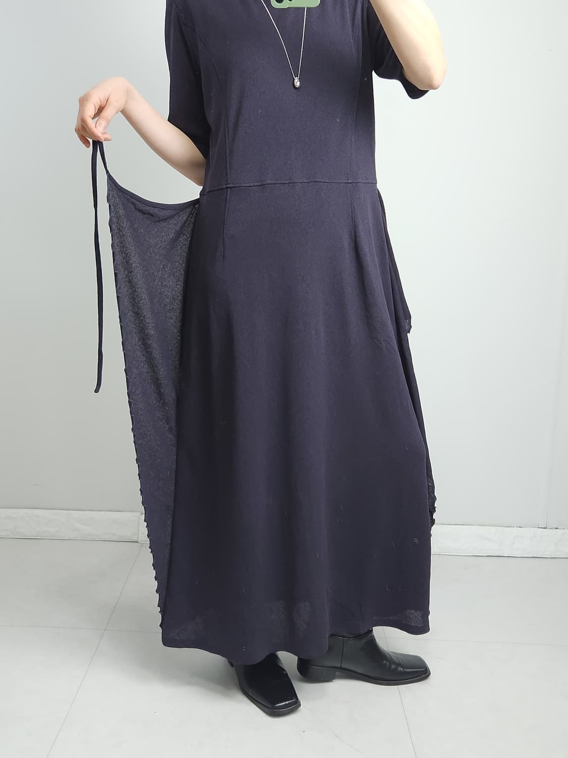 타이 랩 맥시 원피스 상품이미지5