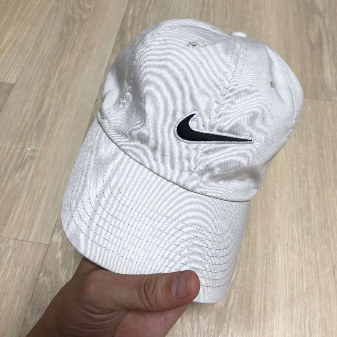 (ONE SIZE) 나이키 NIKE 헤리티지86 빅스우시 아이보리 볼캡 상품이미지2