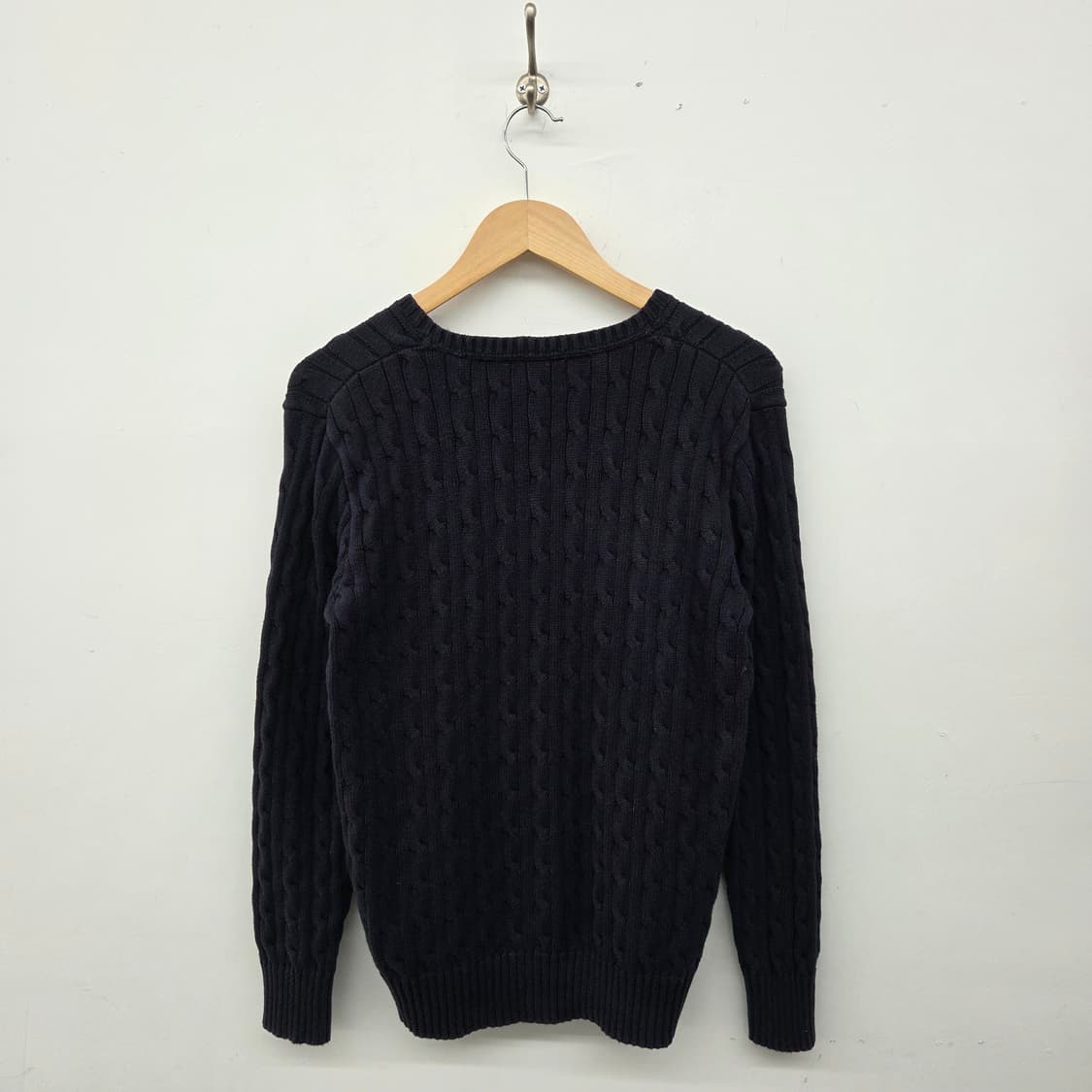 폴로 랄프로렌 네이비 꽈배기 니트 남XL 상품이미지6