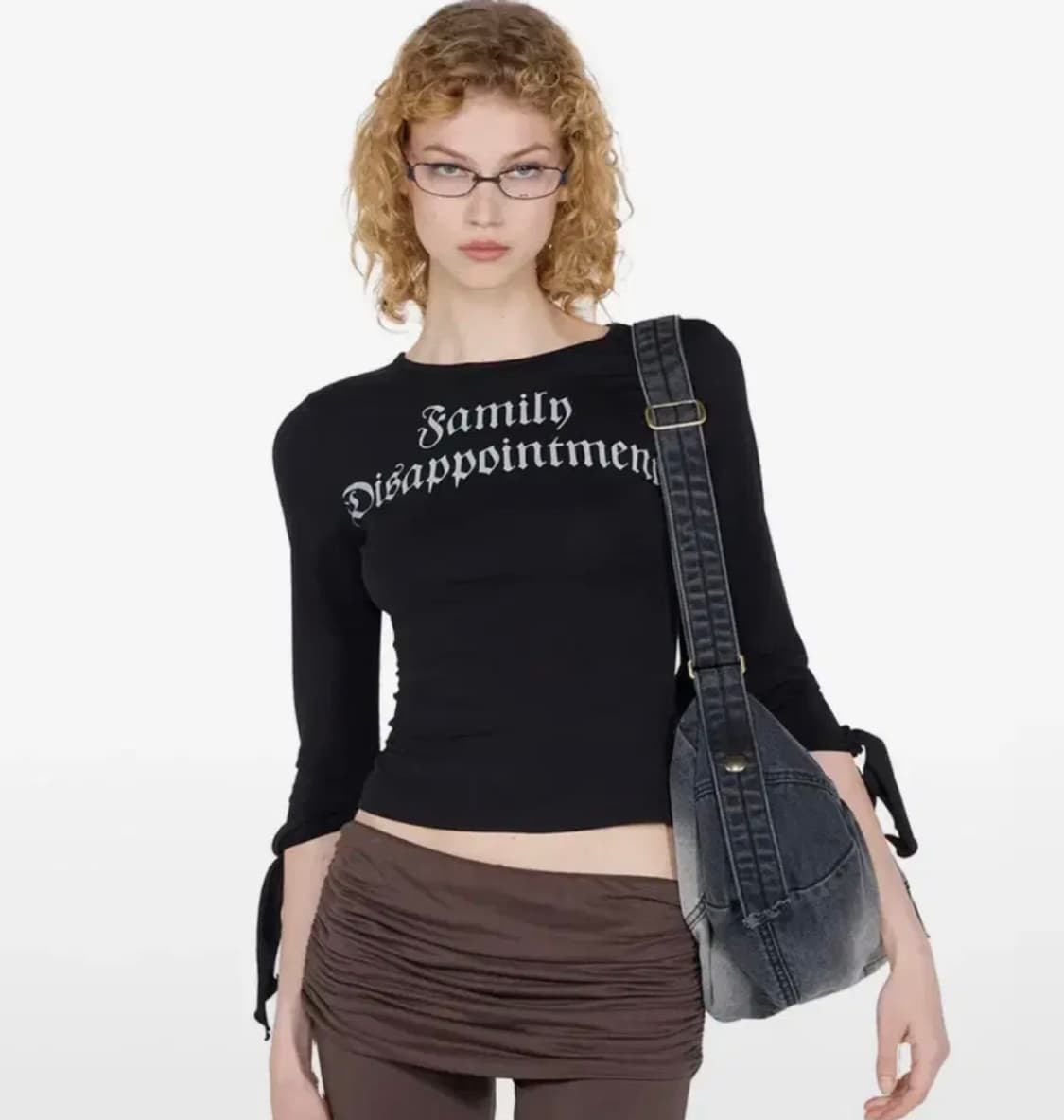 스컬프터 소매 포인트 슬리브 티셔츠 XS 무신사 상품이미지1