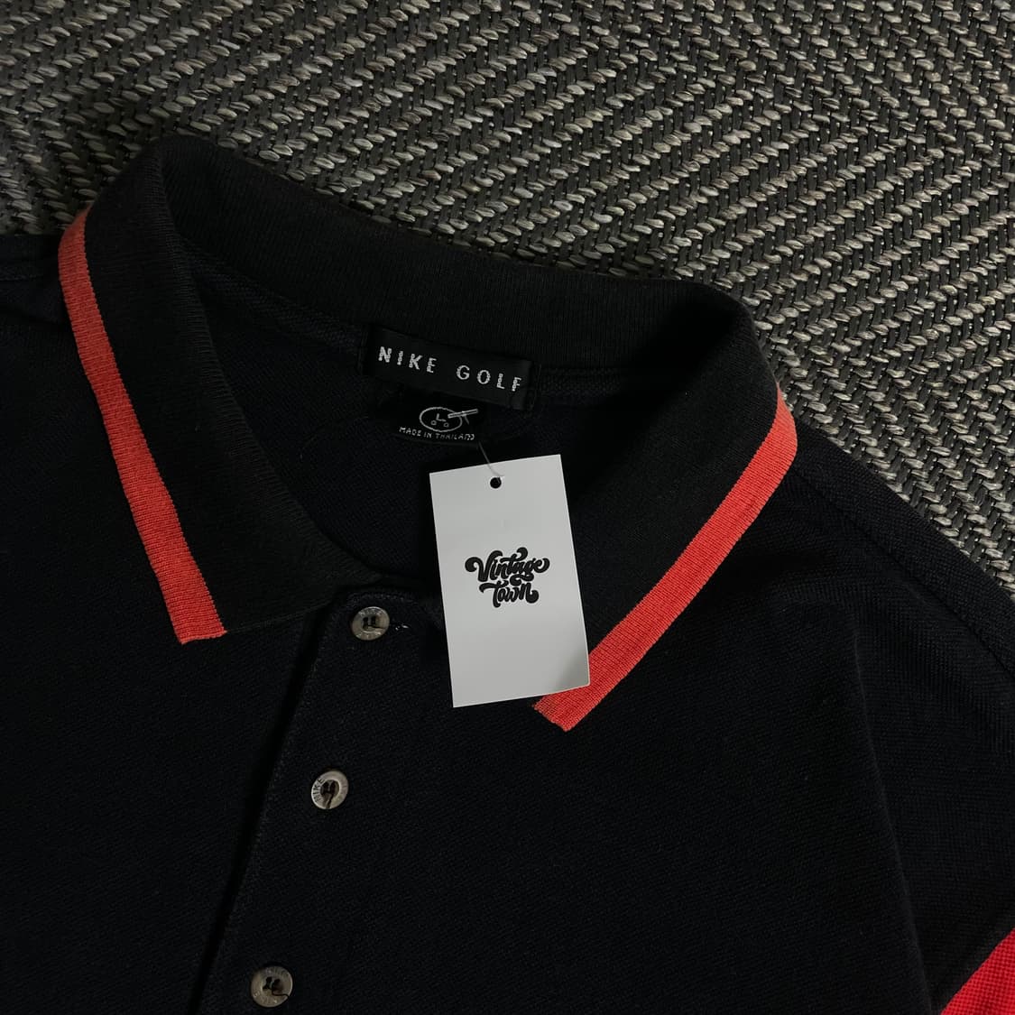 00s 나이키 센터 스우시 박시핏 카라 티셔츠o 3332 상품이미지4