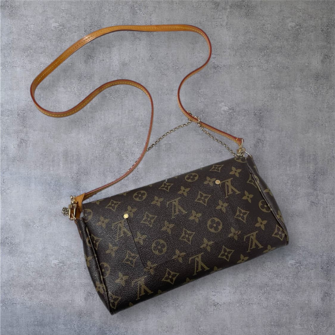 루이비통 모노그램 페이보릿 MM 숄더 겸 크로스백 상품이미지4